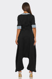 Naveah Denim Trim Jumpsuit