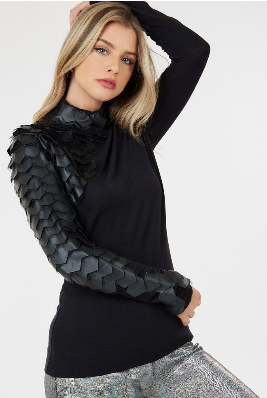 Daenerys Faux Leather Top