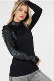 Daenerys Faux Leather Top