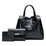 Vegan Letter'd Purse & Wallet Set