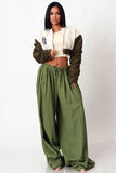 Dina Wide Leg Denim Pants