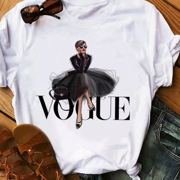 Vogue Woman T-Shirt - Ariya's Apparel and Accessories