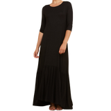 Natalie Maxi Dress (Black) - Ariya's Apparel and Accessories