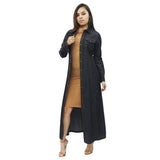 Dark Denim Dress/Jacket - Ariya's Apparel and Accessories