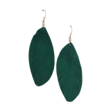 Light as a Feather Faux Leather/Suede Earrings - Ariya's Apparel and Accessories