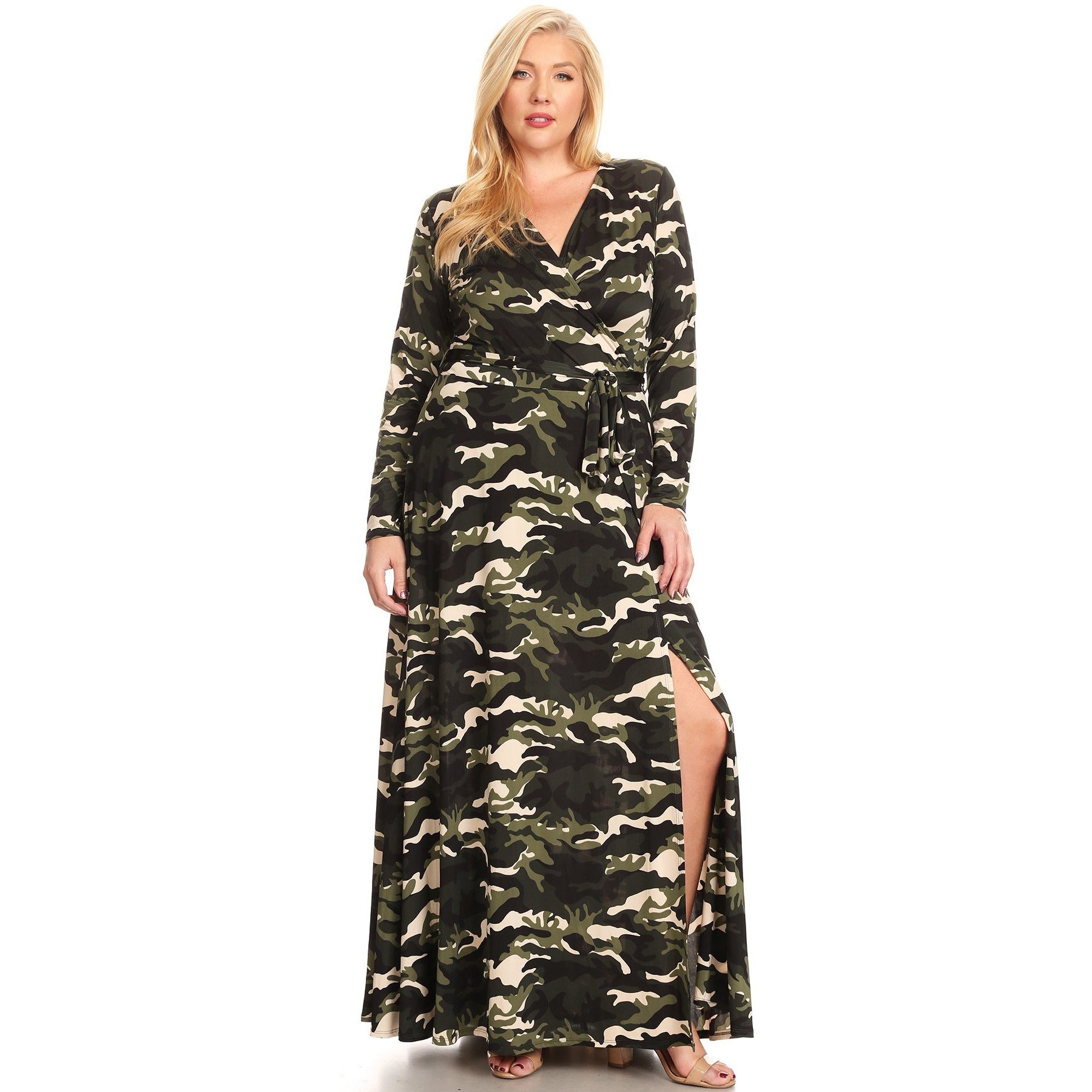 Camouflage Maxi Dress - Ariya's Apparel and Accessories