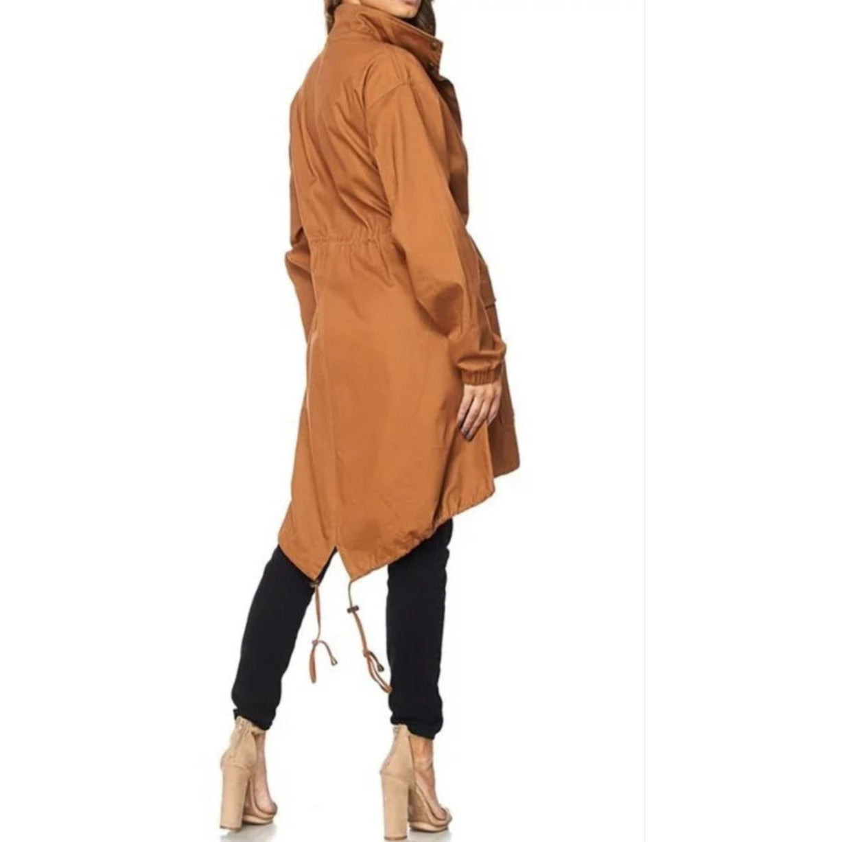 Oversized Cargo Jacket (Camel) - Ariya's Apparel and Accessories
