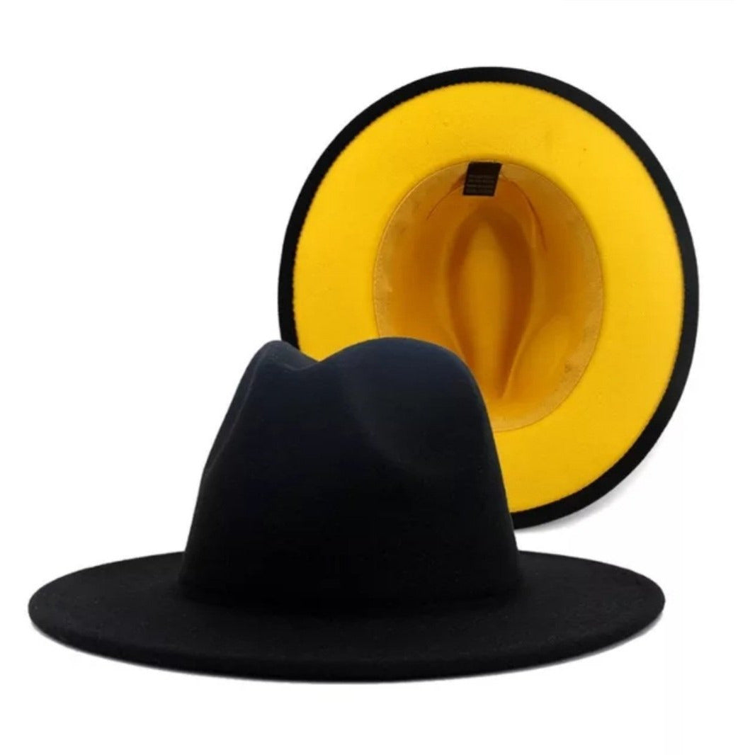 Dylan Two-Tone Fedora - Ariya's Apparel and Accessories