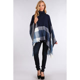 Ashley Turtleneck Pullover Poncho - Ariya's Apparel and Accessories