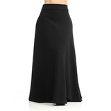 Super Maxi Skirt w/ Pockets (Black) - Ariya's Apparel and Accessories
