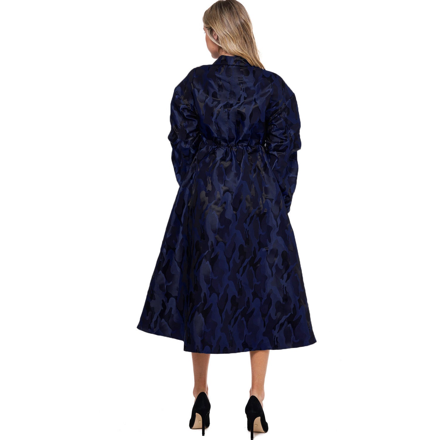 Gianna Camo Print Coat Dress - Ariya's Apparel and Accessories