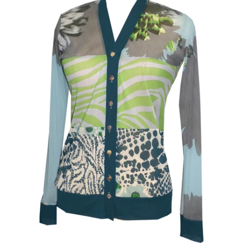 Luna Collection - Short Cardigan Sweater (Teal) - Ariya's Apparel and Accessories