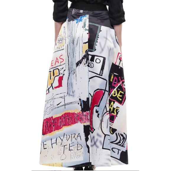 Street Graphic Maxi Skirt - Ariya's Apparel and Accessories