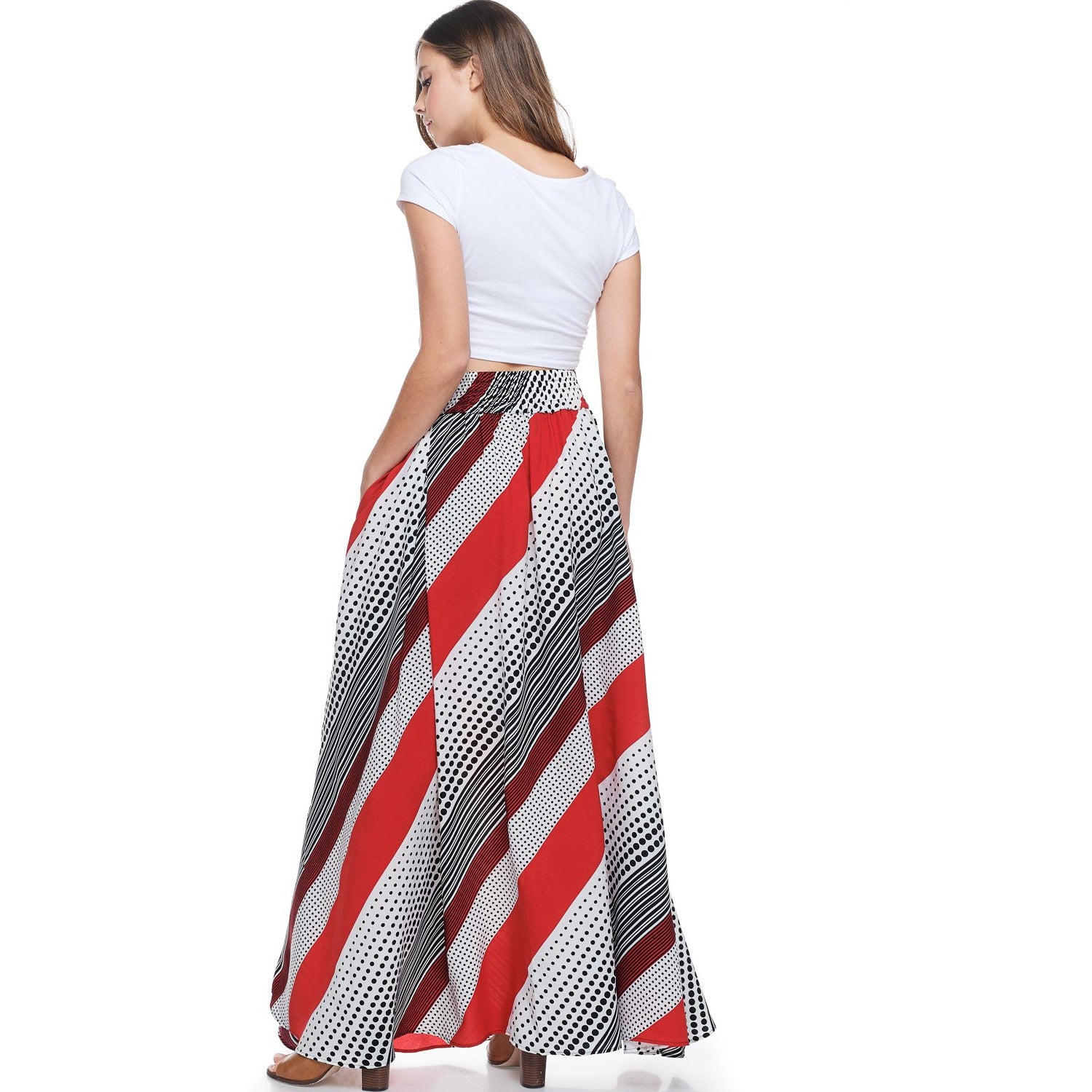 Kenya Box Pleat Maxi Skirt - Ariya's Apparel and Accessories