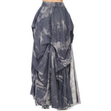 Distressed Maxi Skirt (Gray) - Ariya's Apparel and Accessories