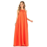 Karly Maxi Sundress (Orange) - Ariya's Apparel and Accessories