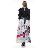 Street Graphic Maxi Skirt - Ariya's Apparel and Accessories